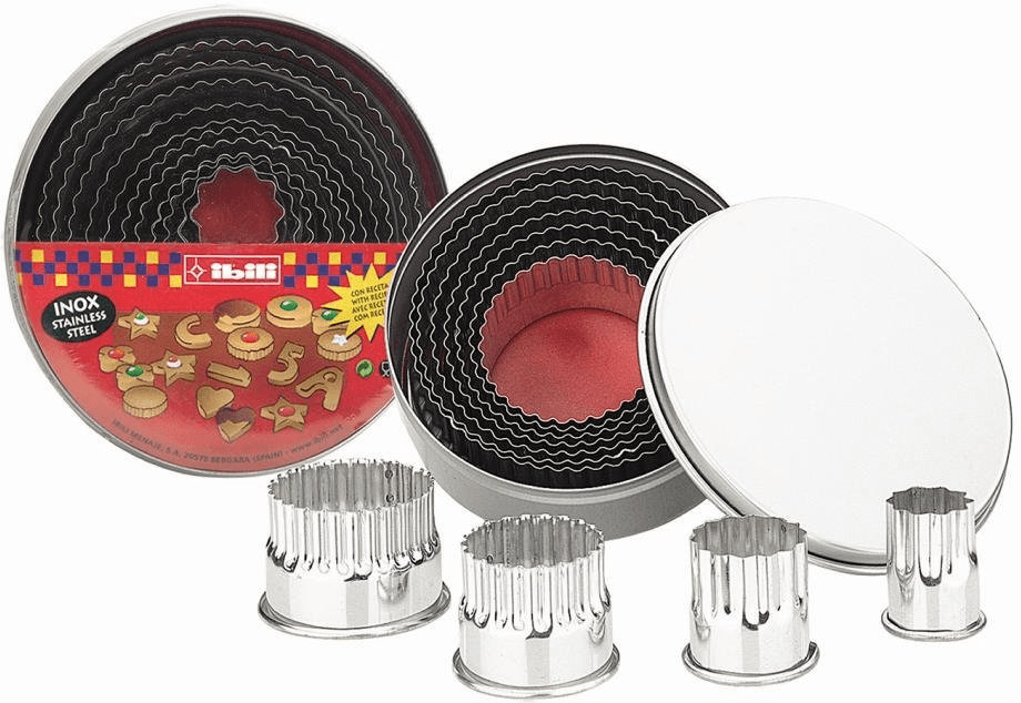 ibili Emporte-pièces arrondi dentelé 11 pièces
