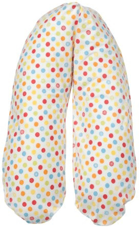 Joyfill Coussin d'allaitement Dots multicolore (170 x 34 cm)