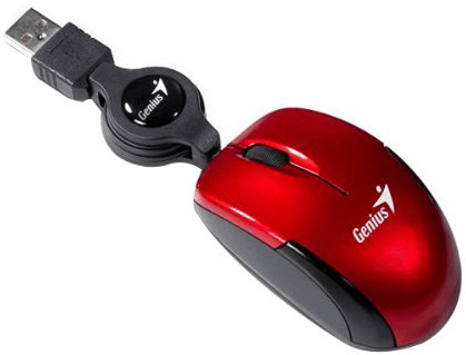 Genius Micro Traveler (rouge/noir)