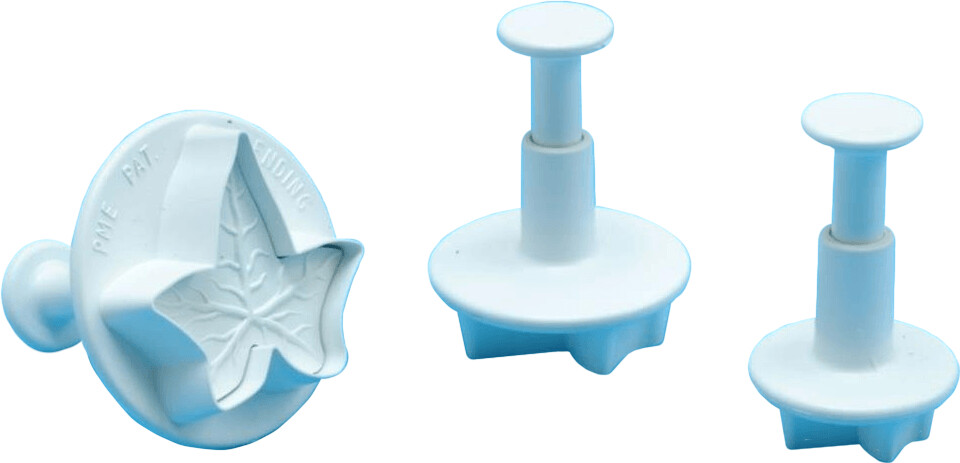 Pme Arts & Craft Cutter with ejector ivy 3 pcs.