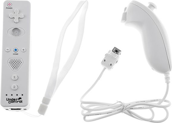 Under Control Wii/Wii U Bundle Wiimote + Nunchuck