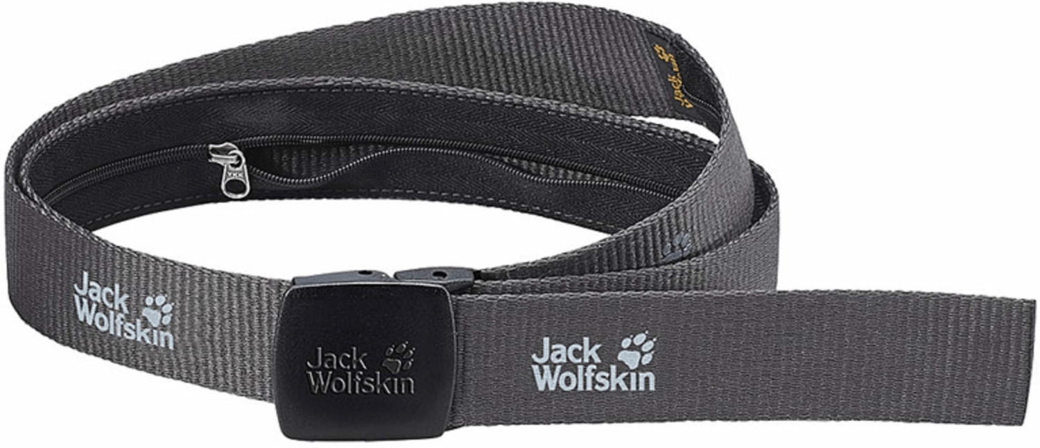Photos - Belt Jack Wolfskin Secret  Wide dark steel 