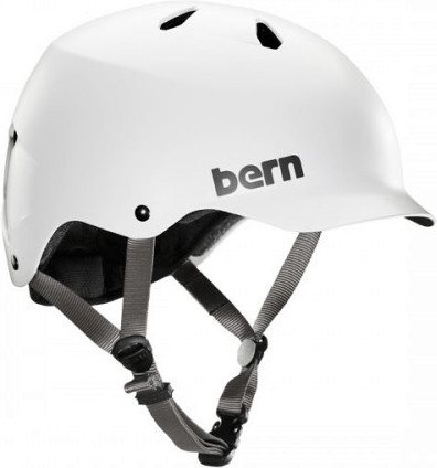 Bern Watts Bike satin blanc