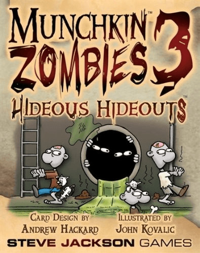 Munchkin Zombies 3 Hideous Hideouts (anglais)
