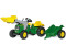 Rolly Toys RollyKid John Deere With Loader And Trailer