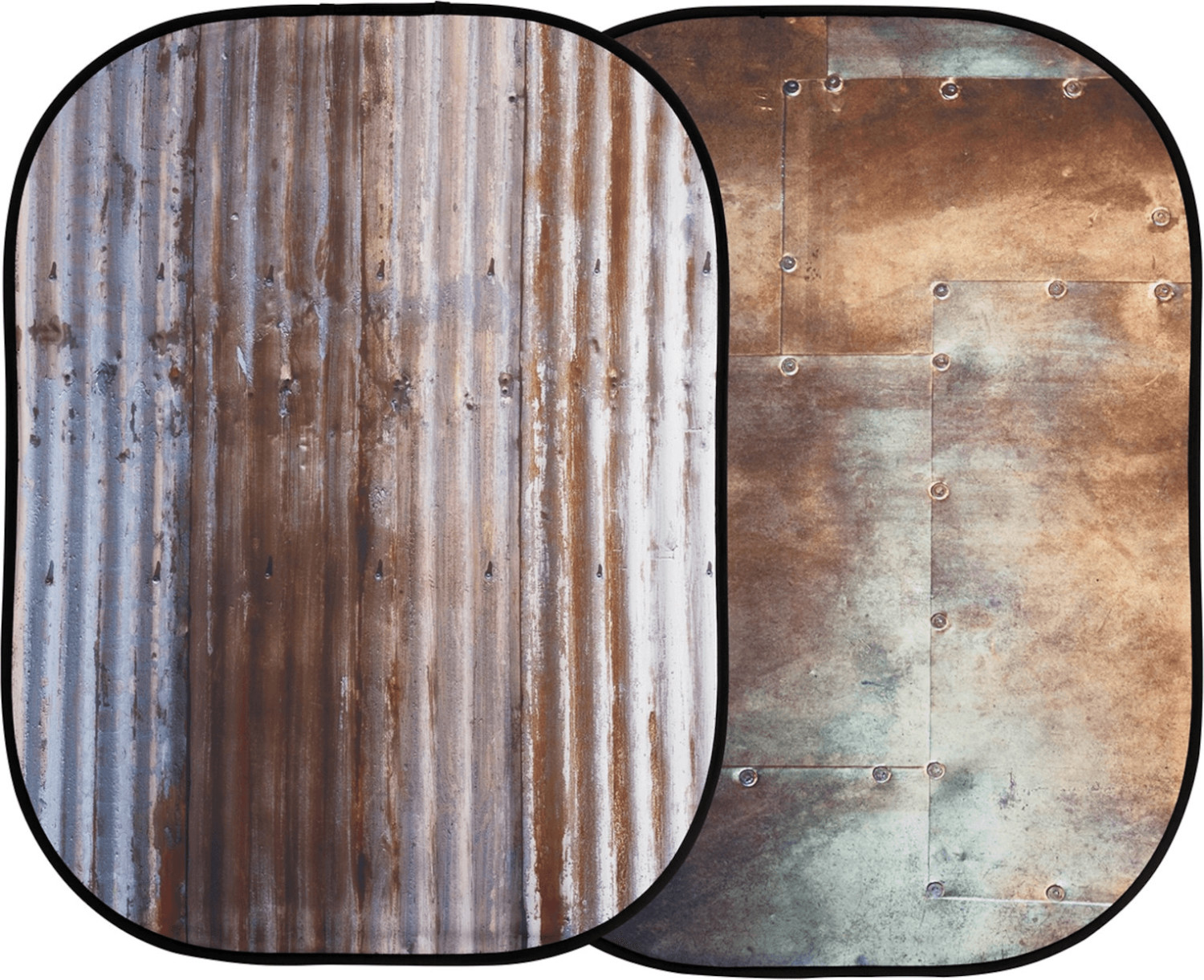 Lastolite Fond pliant Urban Corrugated/Metal (150 x 210 cm)