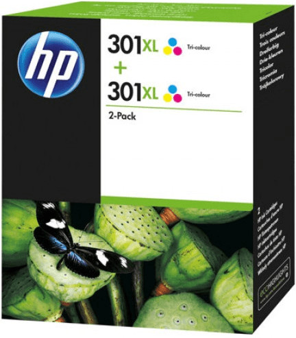 HP Nr. 301XL couleurs double pack (D8J46AE)