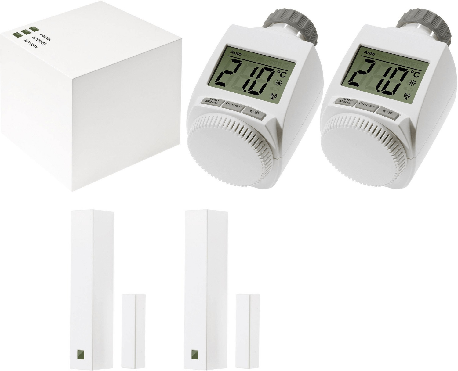 MAX! Starter Set (2 Radiator Thermostats + 2 Window Contacts)