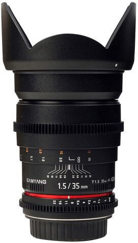 Samyang 35mm T1.5 AS UMC VDSLR Sony A