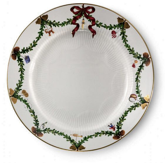 Royal Copenhagen Assiette de Noël Star Fluted 27 cm