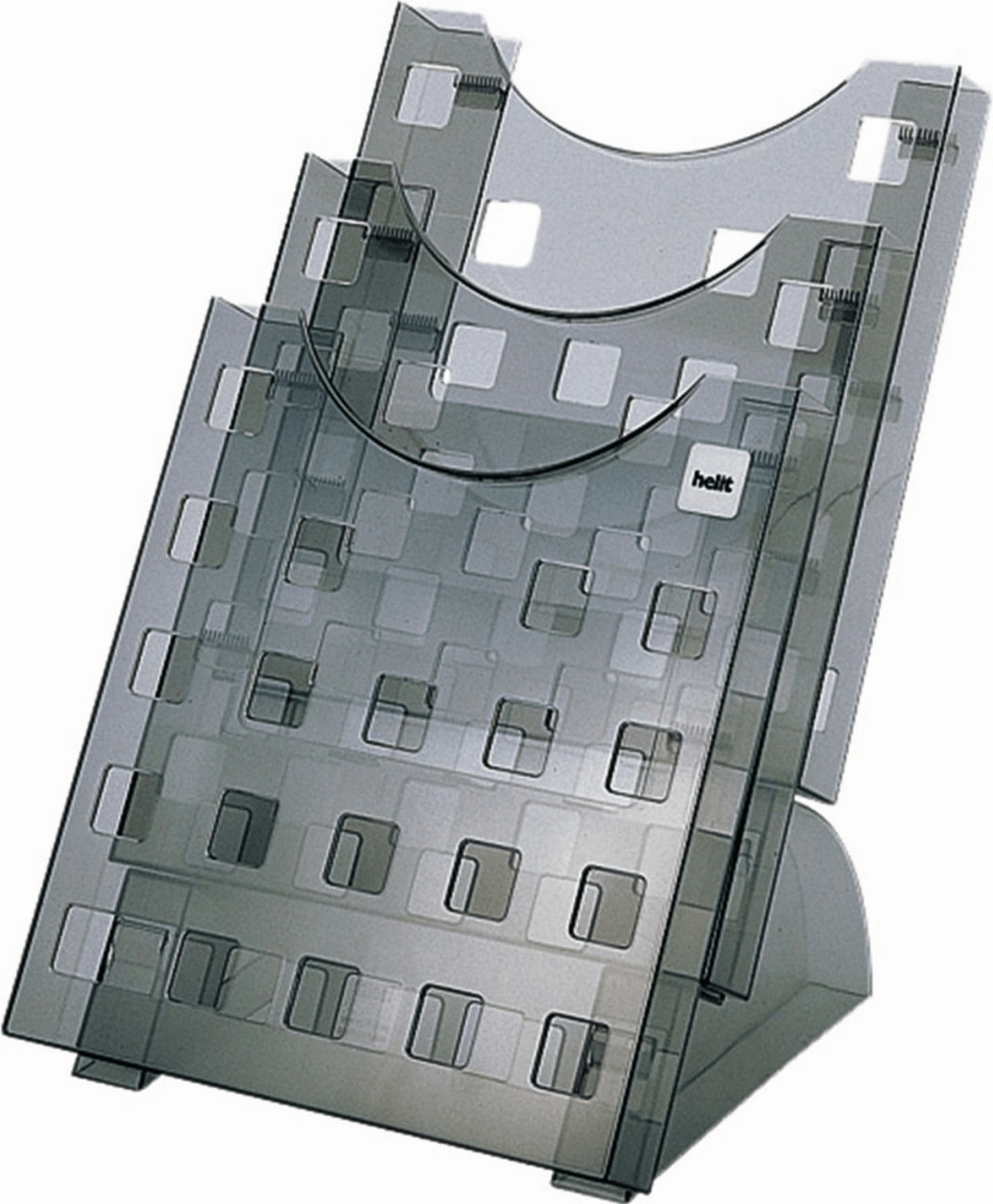 Helit Set of 3 Leaflet Holders A4 (H61027)
