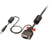 1m Lindy Câble VGA & Audio Premium M/M 