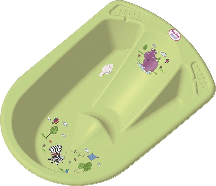 OKT Baignoire bébé anatomique Hippo lime