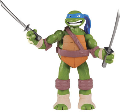 Playmates Figurine articulée Tortue Ninja TMNT Power Sound FX - Leonardo