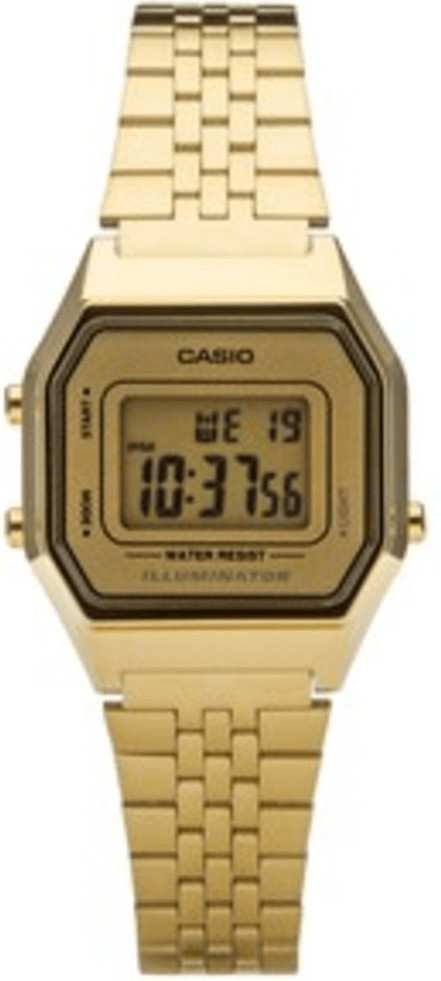 Casio – LA680WEGA – Digitale Mini-Armbanduhr mit schwarzem