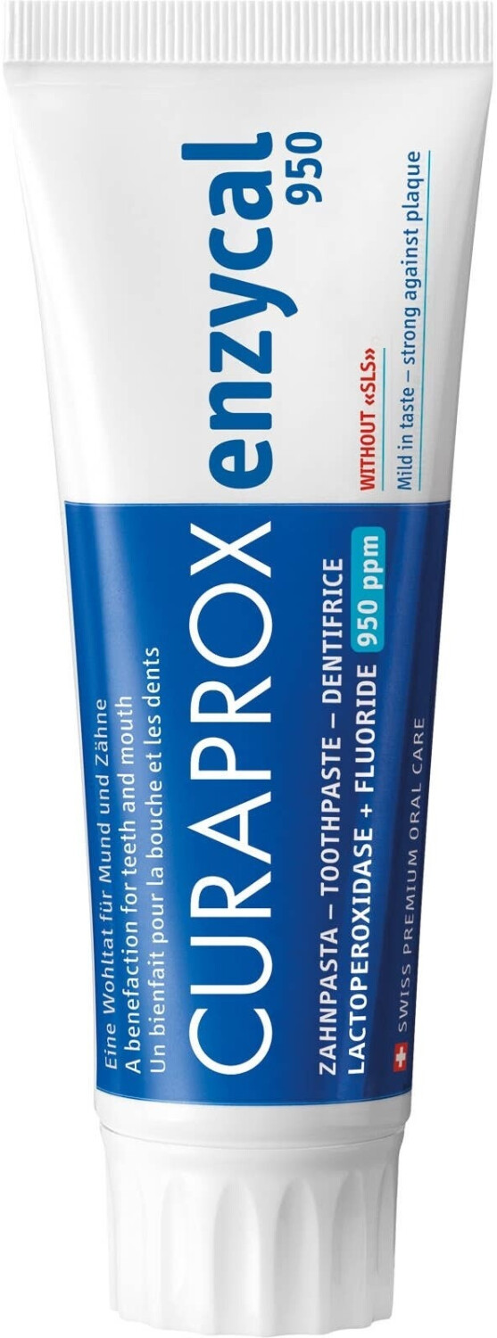 Curaden Curaprox Enzycal 950 Fluoride Extra Mild Toothpaste (75ml)