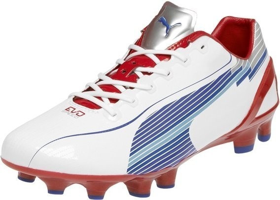 Puma evoSPEED 1 FG white/limoges/ribbon red