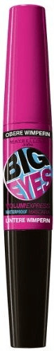 Gemey Maybelline Volum'Express Big Eyes Falsies Waterproof Mascara black (9ml)