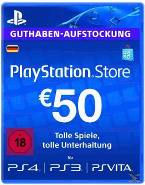 Sony PlayStation Store Guthaben-Aufstockung