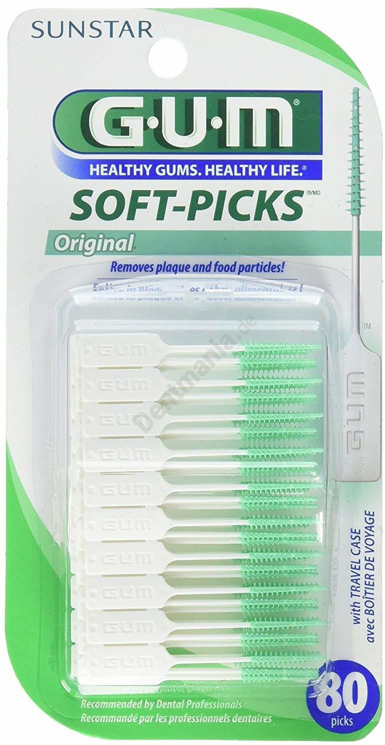 GUM Soft-Picks Interdental Brushes Regular (80 pcs.)