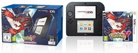 Nintendo 2DS schwarz-blau + Pokémon Y, Bild 2