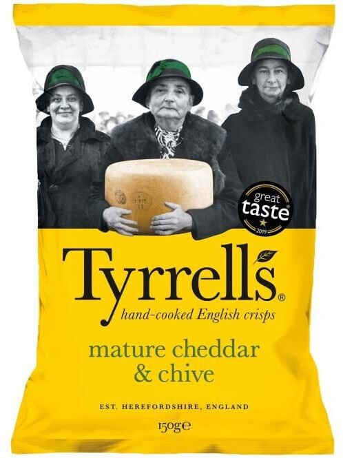 Tyrrell's Mature Cheddar Cheese & Chives (150 g)