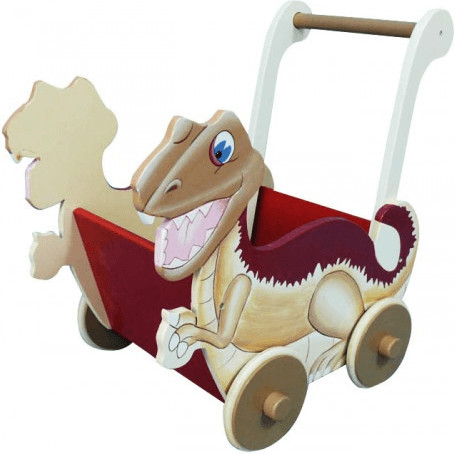 Teamson Dinosaur Push Cart