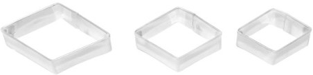Birkmann Cookie Cutter Rhombus 3-fold 4-6 cm