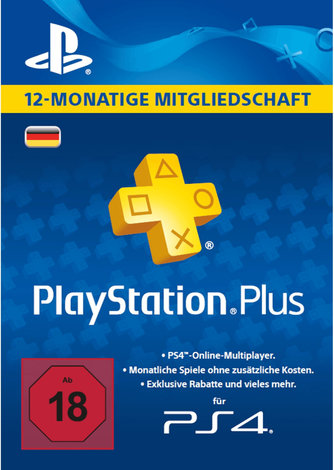Sony PlayStation Plus Essential 12-Month Card (PS3 / PS4 / PS5/ PS VITA)  NEW