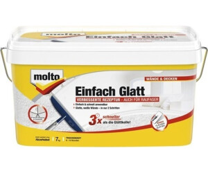 Molto Einfach Glatt Innen Fertigspachtel 8 Kg Ab 22 29