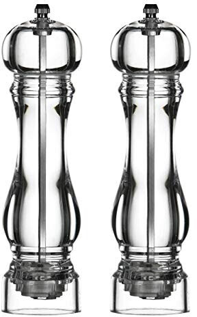 Premier Housewares Premier duo moulins à poivre et sel acrylique transparent 22 cm (508995)