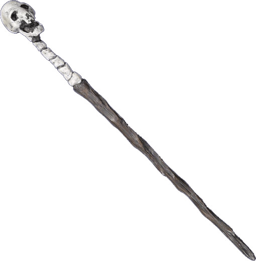 The Noble Collection Baguette magique Harry Potter (édition personnage) Mangemort (crâne)
