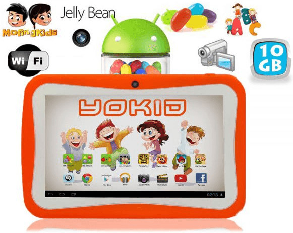 Yonis Tablette tactile Yokid orange