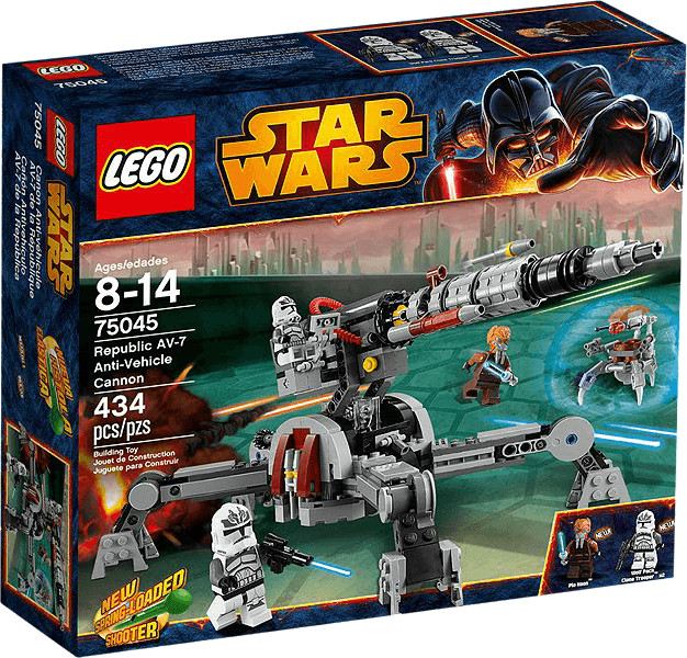 LEGO Star Wars - Republic AV-7 Anti-Vehicle Cannon (75045)