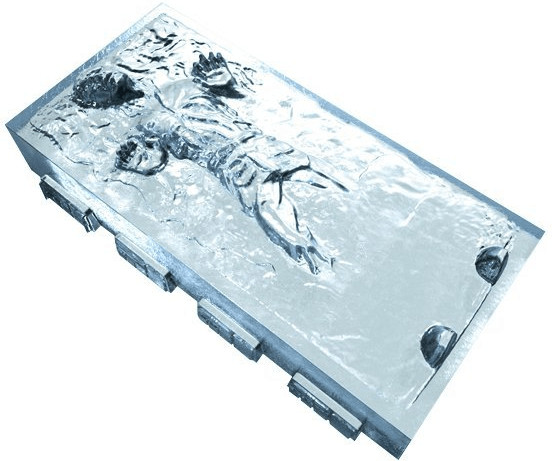 Kotobukiya Silicone Baking Mould Star Wars DX Han Solo in Carbonite