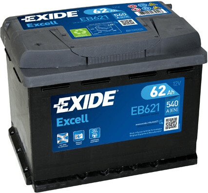 Exide Excell EB621 12V 62Ah