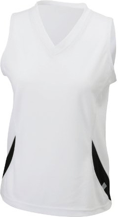 James & Nicholson Ladies Running Tank JN 315 (blanc)
