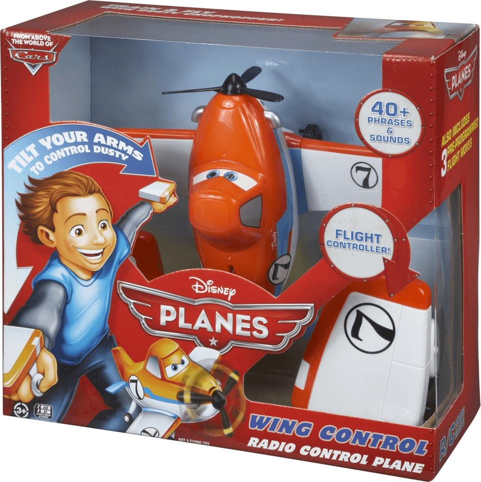 Mattel Planes Wing Control Radio Control Plane