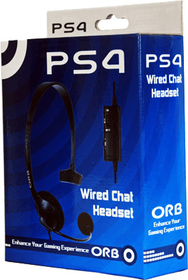 ORB PS4 Wired Chat Headset