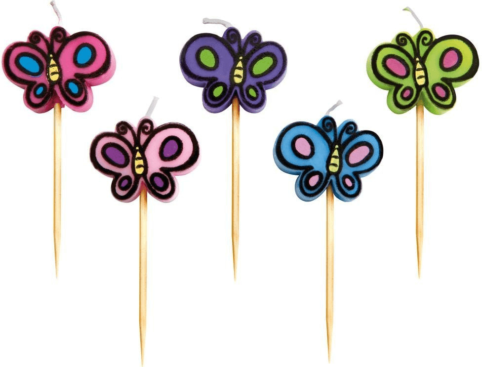 ibili 5 Bougies Papillons