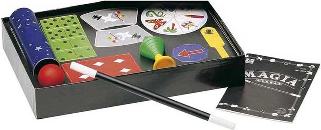 Educa Borras Magic Set - 50 Magic Tricks With Wand For Kids & Beginners