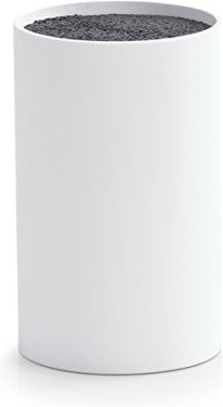 Zeller Bloc couteaux rond à brosse (blanc)
