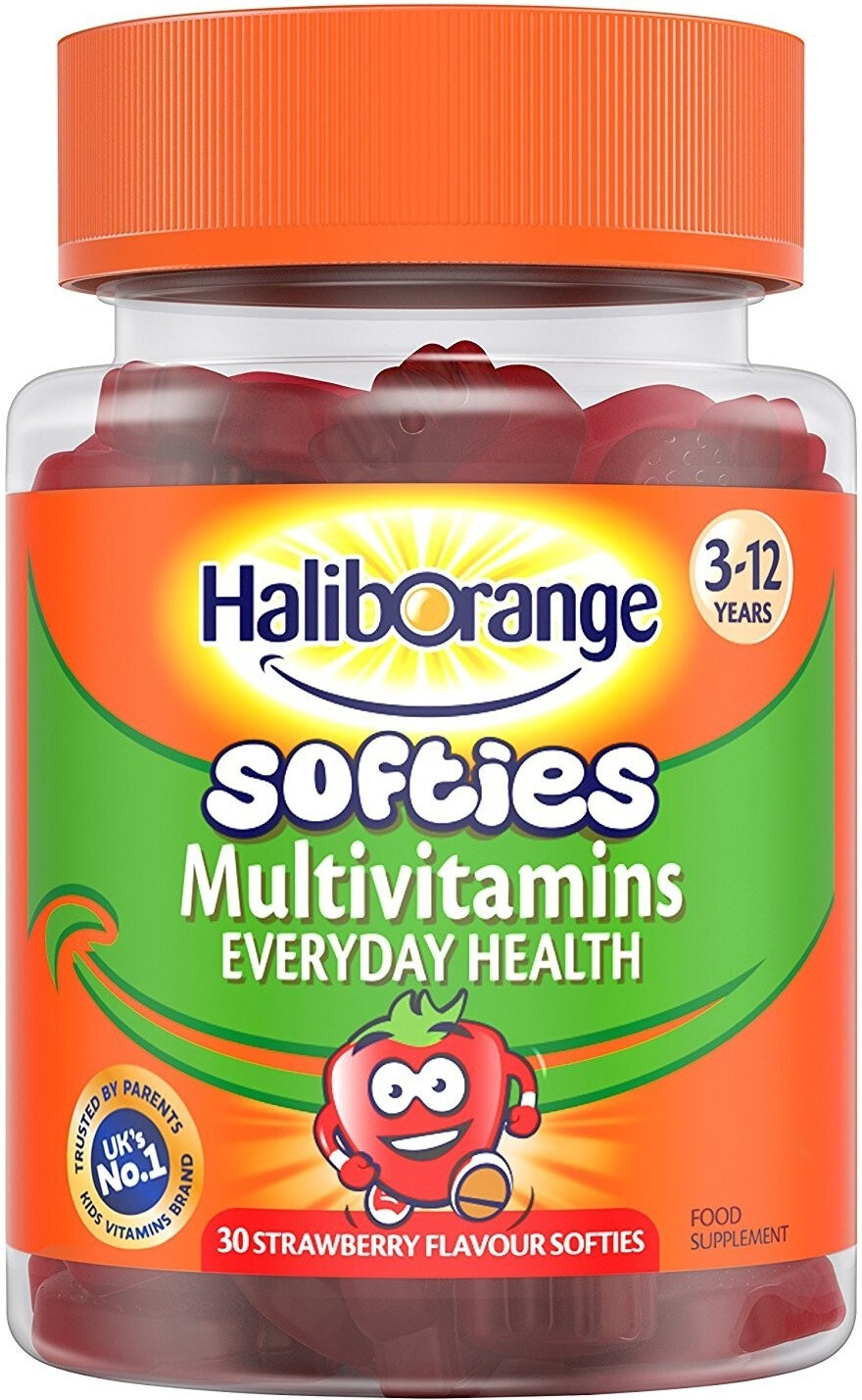 Seven Seas Haliborange Kids Multivitamin Fruit Softies Strawberry (30 pcs)