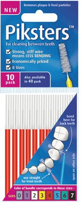 Thomas Örtel Dental Piksters interdental brushes red 0,65mm (10 pcs.)