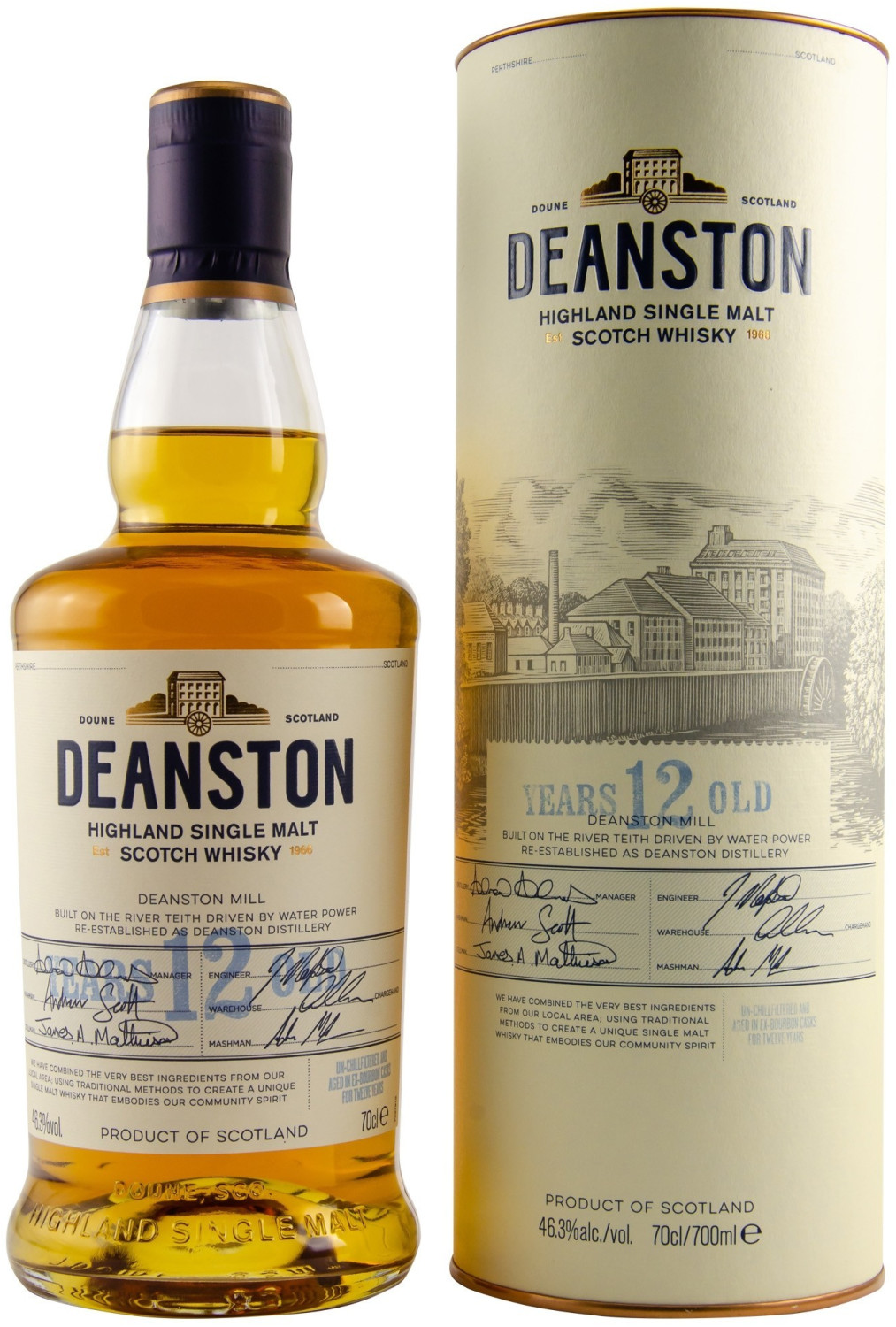 Deanston 12 Jahre 0,7l 46,3% ab 38,69 € (Februar 2024 Preise) |  Preisvergleich bei