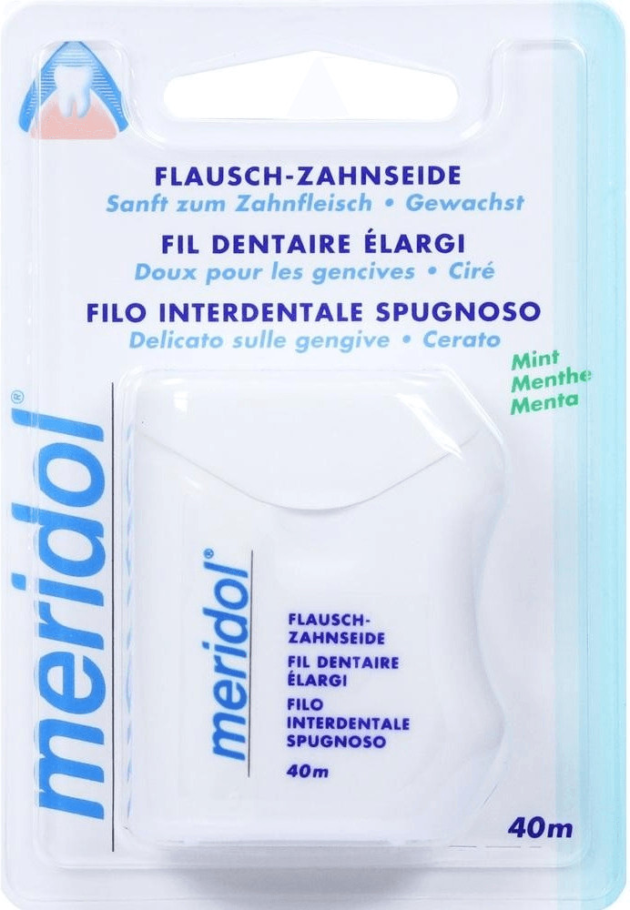 Meridol Fluffy Dental Floss waxed (40 m)