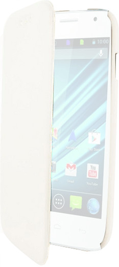 Swiss Charger Étui folio slim blanc (Logicom E500)