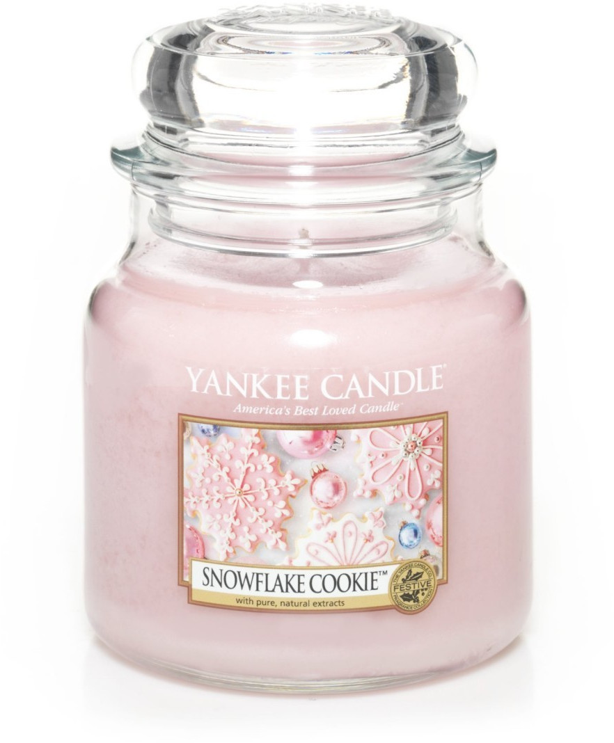 Yankee Candle Snowflake Cookie Jarre moyenne 411 g
