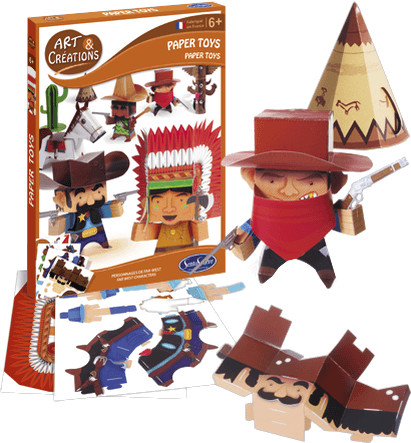Sentosphère Paper Toys - Far West