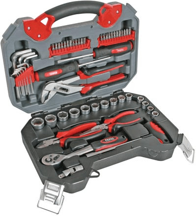 Perel Jeu d'outils haute qualité 56 pcs